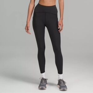 Lululemon Power Thru High-Rise Tight, pockets, size 6